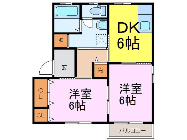 ロイヤルハイツⅡの物件間取画像